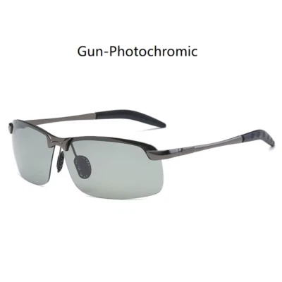 Lunettes De Soleil Polarisées Photochromiques Pour Hommes Conduite Gun - Photo 1/4