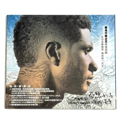 Usher 2012 Looking 4 Myself Taiwan Deluxe Edition Box CD Album with Promo Insert