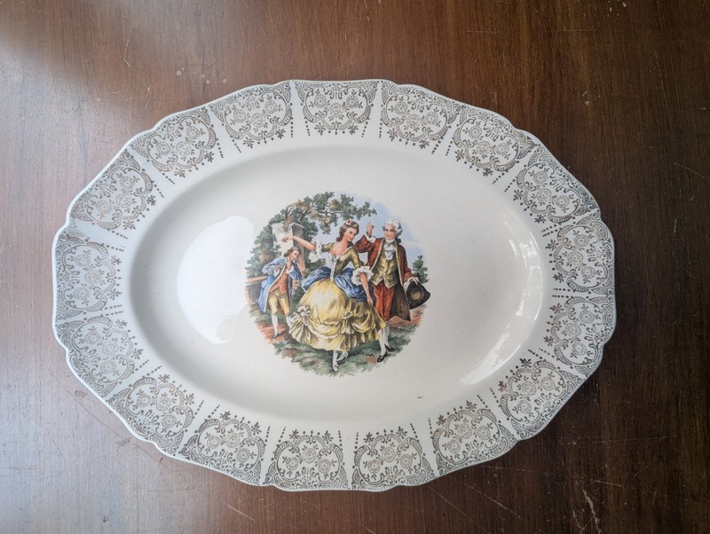 Vintage 11" platter George Washington 
