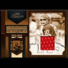 TRENT GREEN 2007 Donruss Playoff Prestige #GH-2 Gridiron Heritage Game-Worn