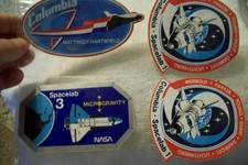 4 --NASA Space Shuttle Mission Spacelab  Decal Stickers 3.5"