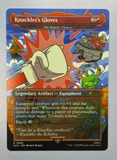 MTG - Secret Lair - Sonic: Turbo Gear - Knuckles's Gloves - NM