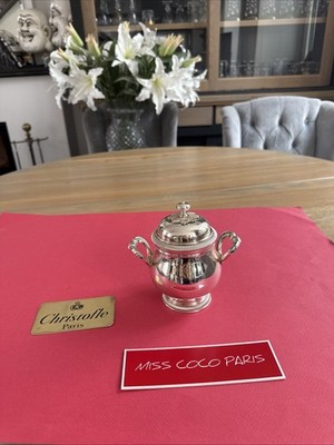 Zucker Christofle Godrons Versilbertes Metall Sehr Schönes Top Zustand EXC 9 CM