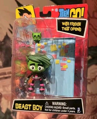 Teen Titans Go! Beast Boy with Fridge That Open Actionfigur NEU versiegelt