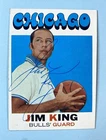 1971-72 Topps Basketball #72 Jim King Autographed Card / Period Signed - Bulls