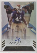 2020 Panini Donruss Elite Rookie 334/349 Julian Okwara #RA-JUO Auto w6g