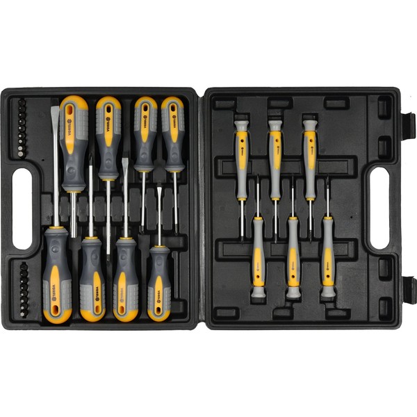 Schraubendrehersatz 32-Teilig Im Koffer Schraubendreher Bits Set Schraubwerkzeug-image