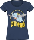Ladies Dumbo Soaring Official T-Shirt Womens