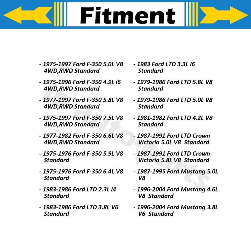 Eje trasero todas las juntas juntas juntas en U GMB para Ford F-350 1975 1976 1977 1978 1979 Foto 2 de 4
