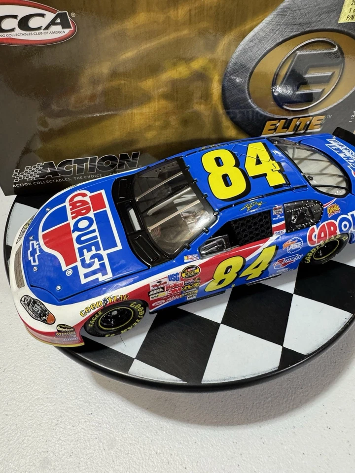 RARE* Kyle Busch ELITE #84 CarQuest Rookie Year 2004 1/24 Nascar Diecast - Image 4 of 4