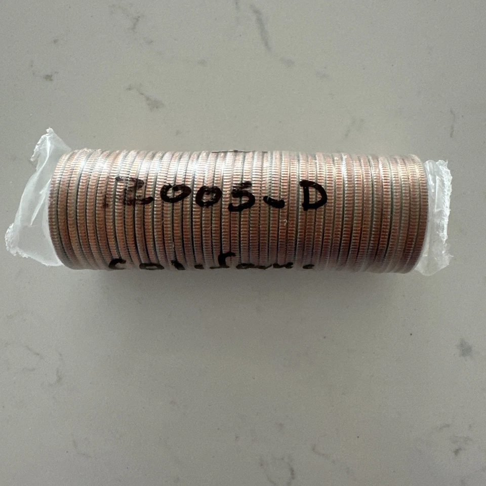 2005 US Mint California State Quarter D & P, (2) $10 Rolls, Unopened - Image 2 of 3