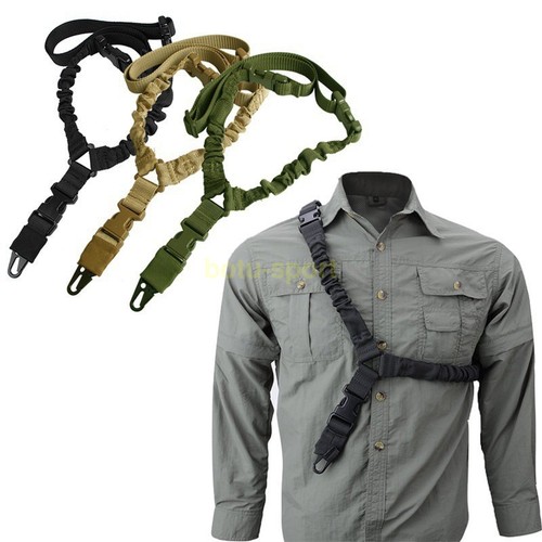 NEW UP Tactical Single Point Gun Strap Shoulder Strap Rope Belt w/ Quick Release - Picture 2 of 13