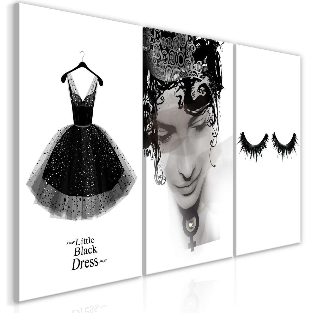 Tableau Carnival Mood 3 panneaux 60x120 pour habiller un mur vide