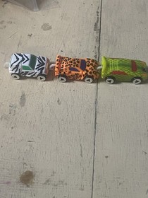 3 Vintage 1995 Micro Machines M.I. Animal Prints