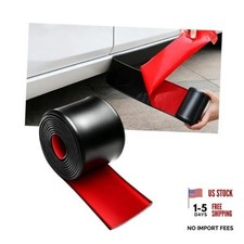 Car Side Skirts Edge Guards, PVC Bumper Protector Guard Black