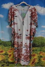 ANTICA SARTORIA 2026 SAMPLE CORAL & SEA CREATURES MUMU/KAFTAN/DRESS NWT TO XXL