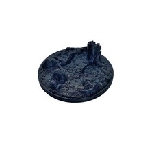 5 x 28.5mm Round Jungle Tree Stump Theme Bases for Warhammer 40K D&D AoS Wargame