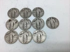 Estate Lot 90% Silver Coins As Found $2.50 Face Standing Liberty Quarters