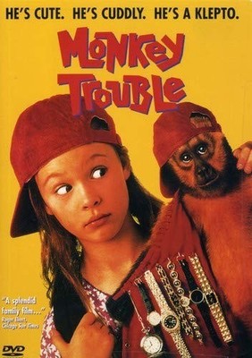 Monkey Trouble [DVD] Thora Birch, ARTWORK A BIT WORN ON BACK, DISC GREAT!