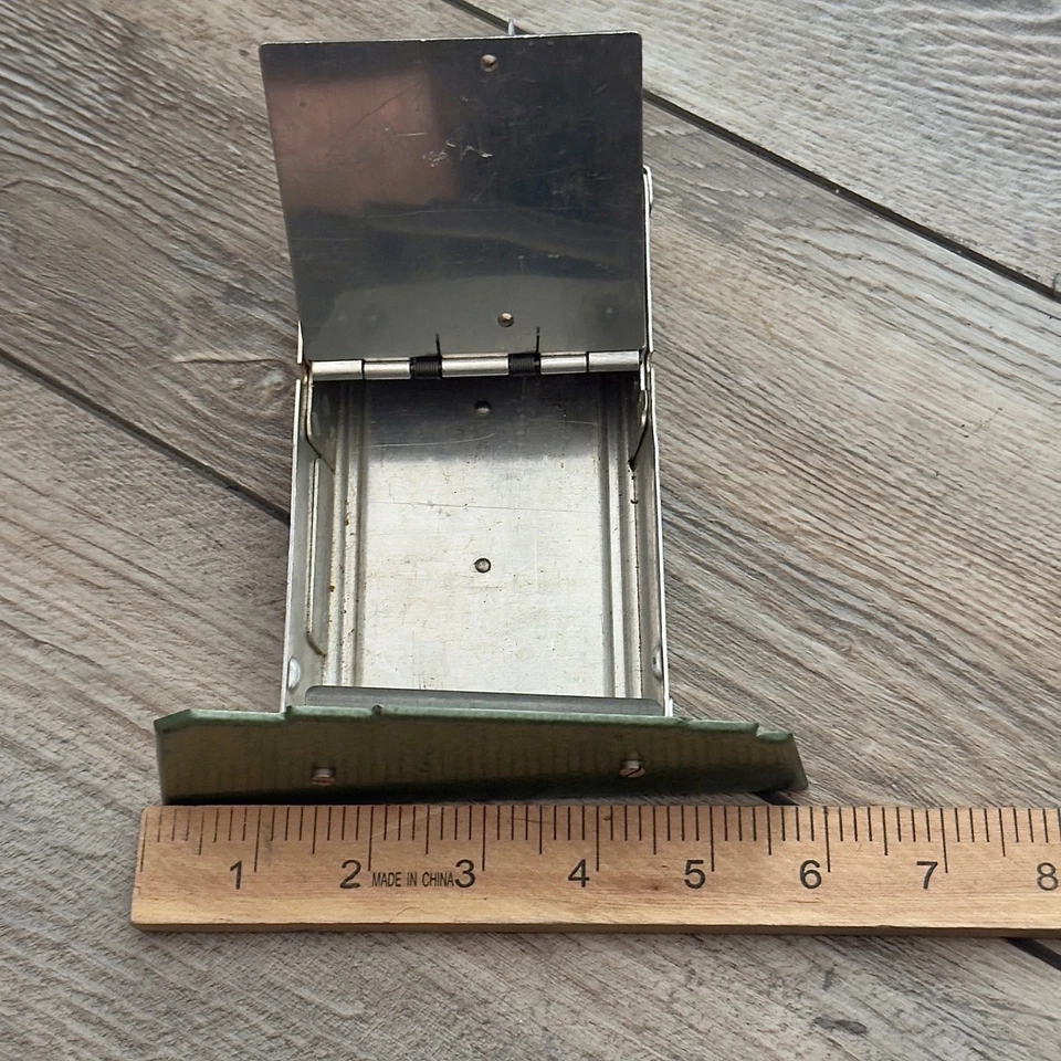 Passap M-201 Speed-O-Knit máquina de tricô peça ferramenta gaveta verde martelado - Imagem 2 de 4