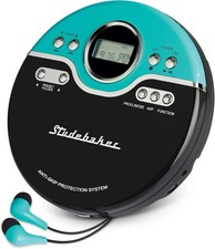 Studebaker Retro Portable CD Player  CD-R/RW MP3 Playback  Programmable