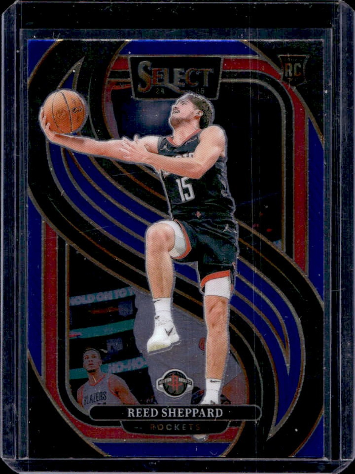 2024-25 Select Reed Sheppard Premier RC Blue Retail #181 Rockets