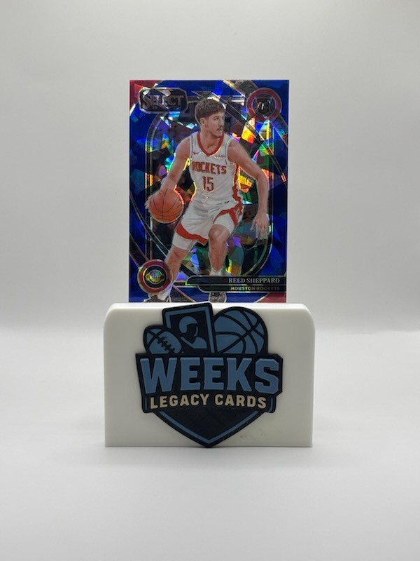 2024-25 Panini Select - Reed Sheppard #299 Blue Cracked Ice Prizm (RC)