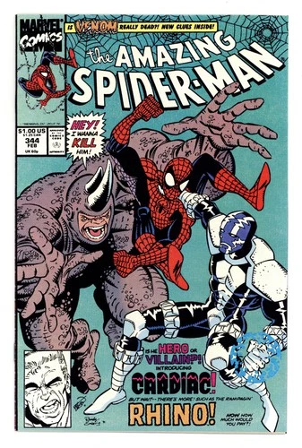 Amazing Spider-Man #344 Direct VF 8.0 1991 1st app. Cletus Kasady