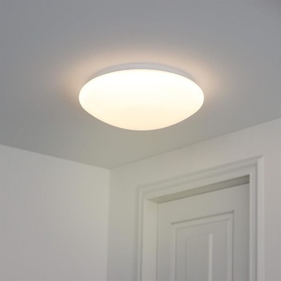 LED Deckenleuchte mit HF Sensor 15W Ø290mm 3000K Flurleuchte Korridorleuchte
