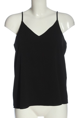 Haut à Fines Bretelles ZARA WOMAN - Taille EU 40 Noir - En Cupro Et Viscose - Occasion Très Bon état