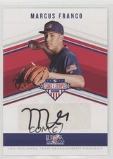 2018 Panini USA Baseball Stars & Stripes Black Ink 20/23 Marcus Franco Auto gl2