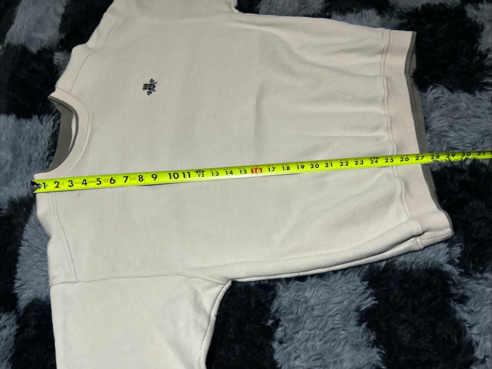 Vintage Gear For Sports Cream Off-White Pullover Long Sleeve Sweatshirt Large L thumbnail 5