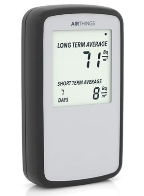 Airthings Corentium Home Radon Detektor | 3 AAA-Batterien enthalten | tragbar