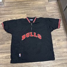 RARE 1990'S STARTER CHICAGO BULLS AUTHENTIC SHOOTING SHIRT MEN'S SIZE LARGE