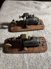 Lot Of 2 Vintage Western Union Telegraph Co. Signal Relay 3C. 4OHMS