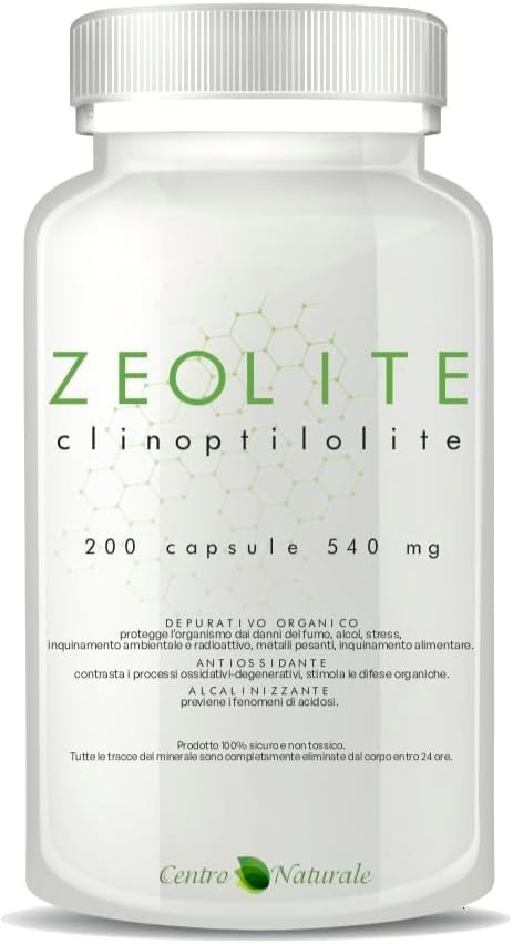 Zeolite Spectrum 200 capsule Elimina Tossine E Metalli Pesanti Premium