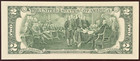 True Flipper, UNC $2 Two Dollar Bill Fancy Serial Number 06990966 — photo 3