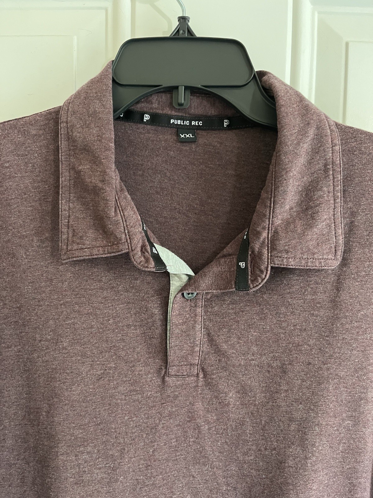 Public Rec Men's Polo Golf Shirt Short Sleeve Pima Cotton Blend Maroon XXL