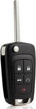 5 Buttons Flip Key Fob Keyless Entry Remote Replacement for P/N 13504200