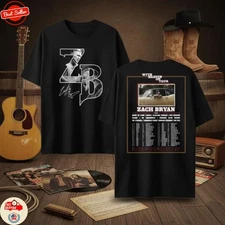 Zach Bryan With Heaven On Tour 2026 T-Shirt, Zach Bryan Bull Skull Shirt