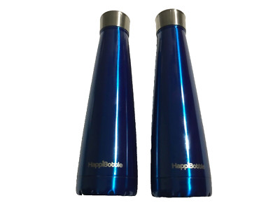 Happi bottle 2 hot & cold 14oz Vacuum Double Wall Stainless Steel Water Bottles 