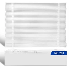 201 Filter for Aprilaire Space-Gard 2200 2250 and X0445 (2 pack)
