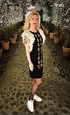 Dolce & Gabbana Fashion Devotion Lace Heart Mini Dress IT 40