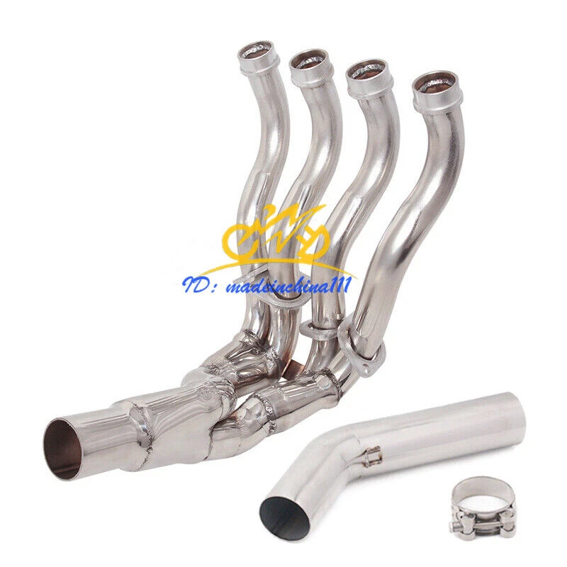 Chinelo para Suzuki GSXR 600 750 2006-2007 Cabeçalho de Escape de Motocicleta Tubo Médio Frontal - Imagem 2 de 4