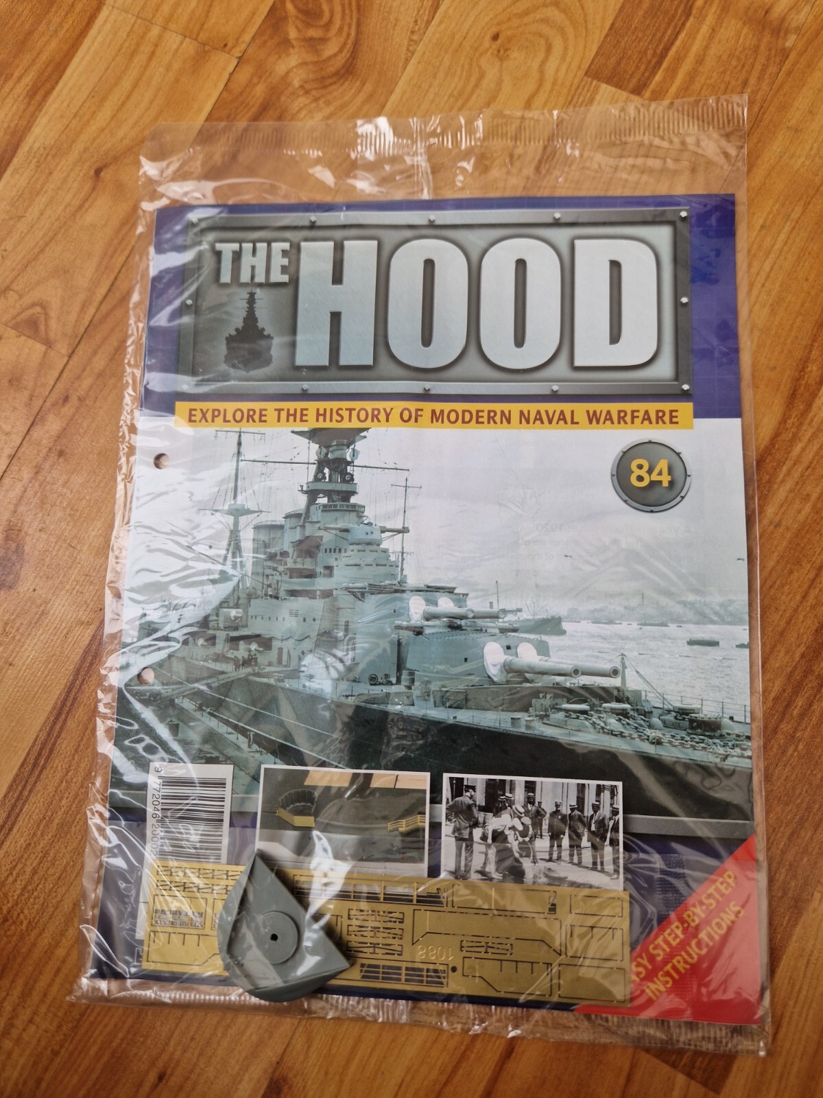 ISSUE 84 HACHETTE BUILD THE HMS HOOD MODEL SHIP 1/200 WW2 BATTLE CRUISER