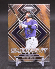 2022 Panini Prizm Baseball #E-12 TREVOR STORY Emergent