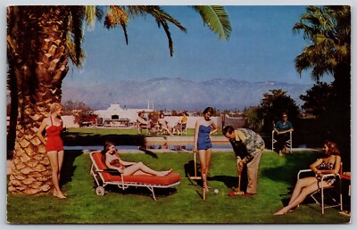 Postcard Patio View Lodge on the Desert, Tucson Arizona D324