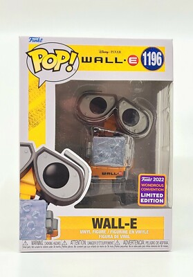 Funko Pop Disney Wondrous Con : WALL-E #1196 Share Exclusive Vinyl  ''MINT'' 