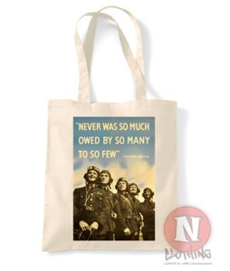ww2 canvas bolsa