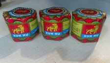 XUN HU Tiger Balm for Muscle Aches and Pains 18.4g 3 pcs Exp 12/2029